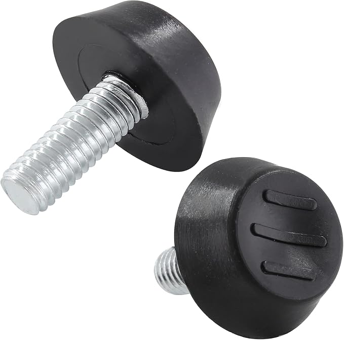 Zorfeter 30 Pcs Screw in Threaded Furniture Adjustable Levelers, M6 Leveling - Image 3