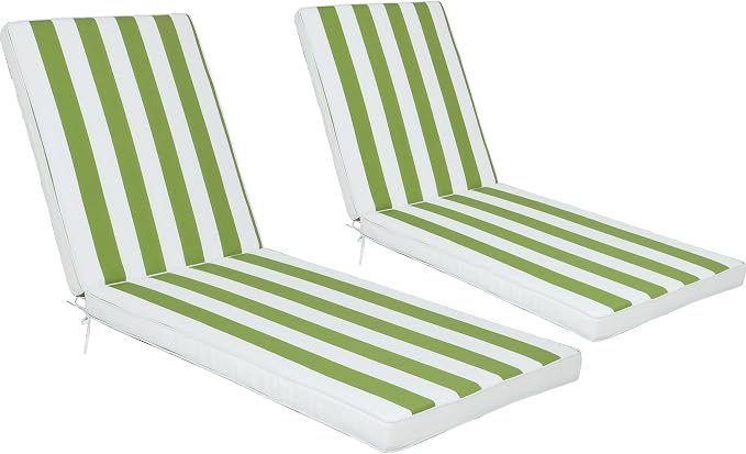 Only choice Chaise Lounge Cushions Outdoor, Fade & Water Resistant Patio Lounge by ONLYCHOICE