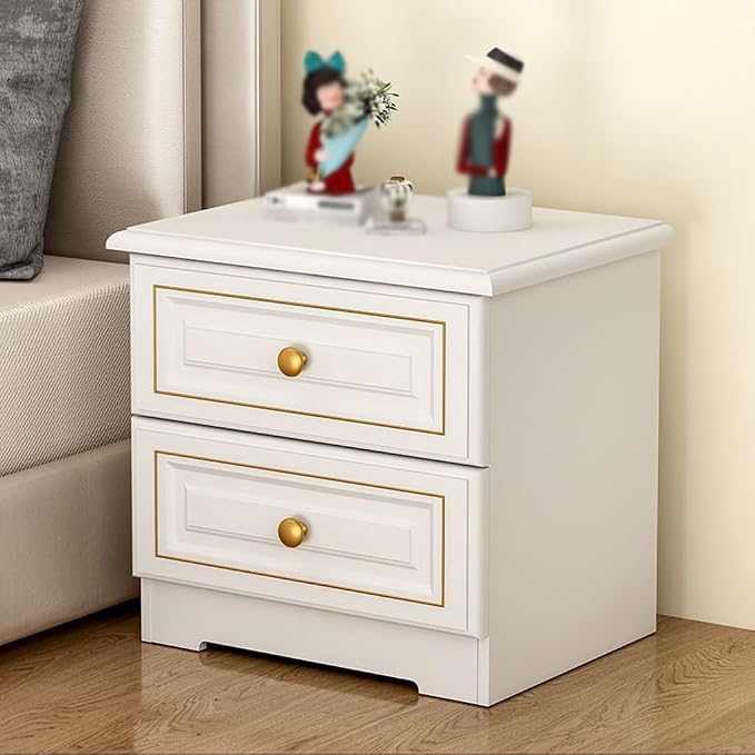 Snack Table Light Luxury Solid Wood Bedside Table, Simple Home Storage Cabinet - Image 4