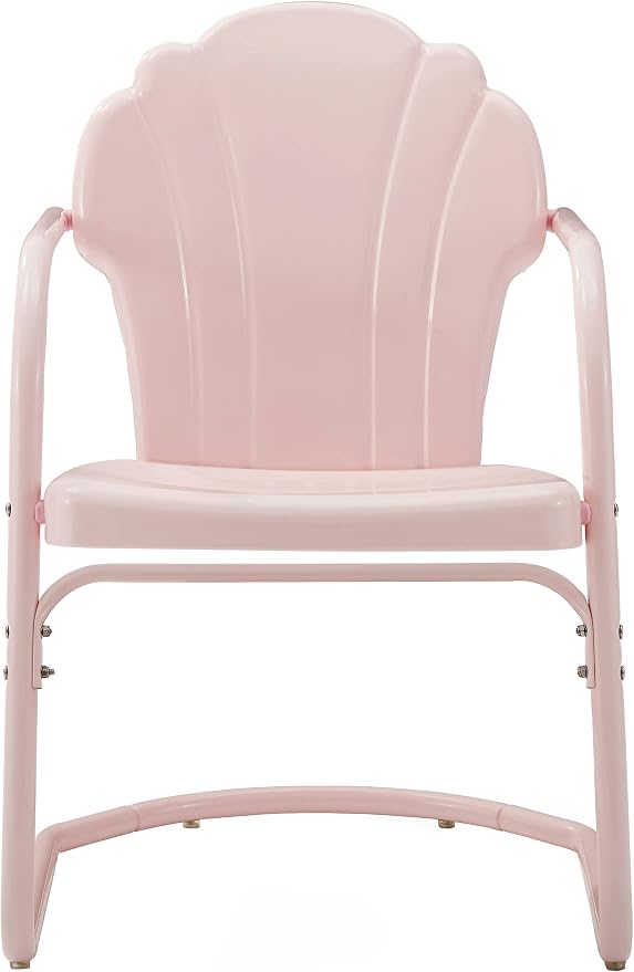 Crosley Furniture Tulip 2-Piece Outdoor Chair Set, Retro Metal Patio Chairs - Image 4