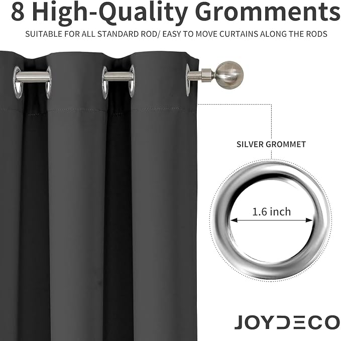Joydeco 84Inch Blackout Curtains - Image 3