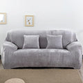 vctops 4 Seater Velvet Plush Stretch Sofa Slipcover 1-Piece Sofa Cover by vctops