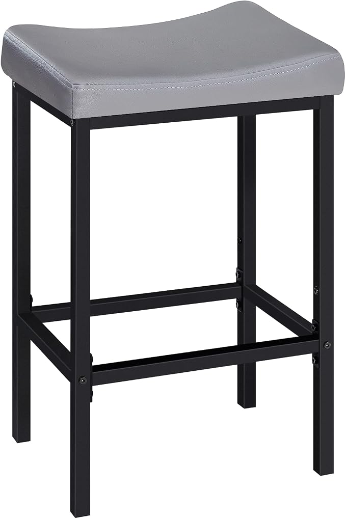 HOOBRO Bar Stools Set of 2, 24.8 Inches Bar Chairs, Counter Height Stools - Image 9