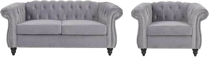 RARZOE 2 Pieces Living Room Furniture - Image 4