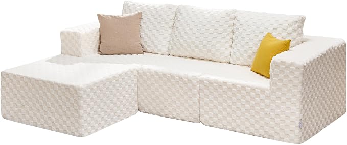 Hobestluk Modular Sectional Sofa Memory Foam Couch Oversized Sectional Sofa - Image 9