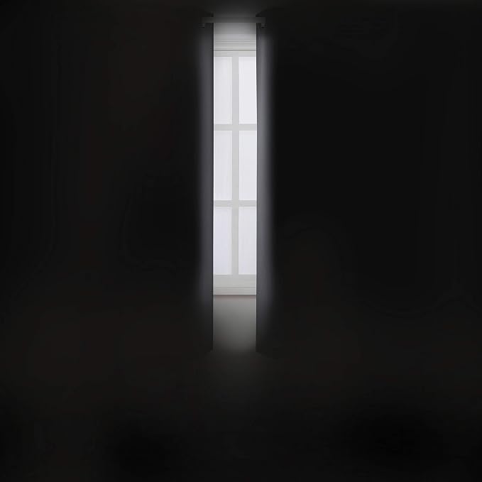 LEMOMO Frost Grey Blackout Curtains, 42 x 54 Inch Length, Grommet Bedroom & - Image 3