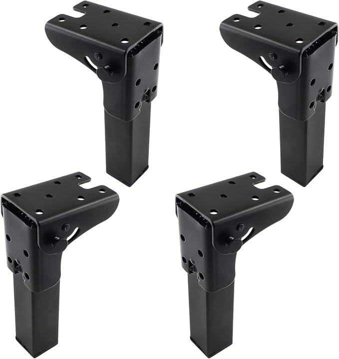 4Pcs Folding Table Furniture Legs 5.5 Inch, Heavy Duty Metal Hairpin Table Legs - Image 8