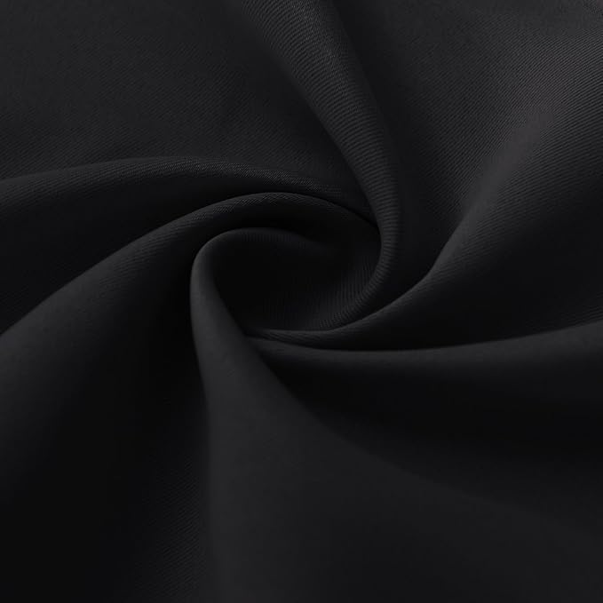 RYB HOME Blackout Curtains for Bedroom Living Room 63 inches Long, Thermal - Image 2