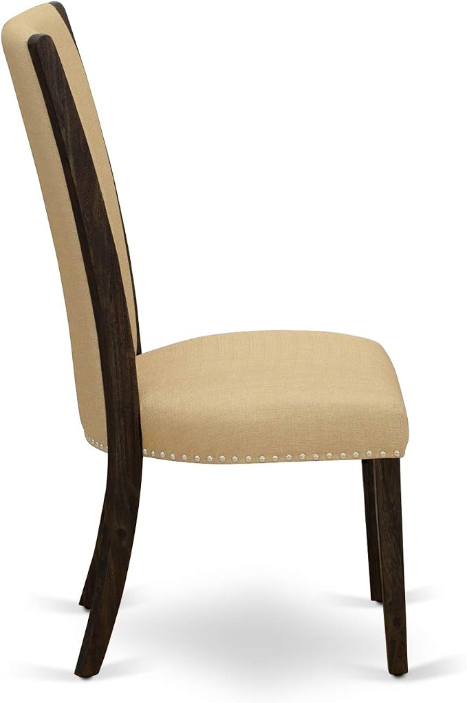 East West Furniture VEP7T03 Verona Parson Dining Chairs - Image 5
