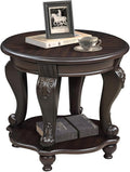 LKTART 22" Victorian Vintage Round End Table by LKTART