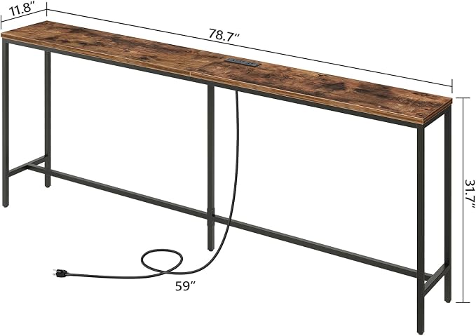 MAHANCRIS 78.7" Console Table - Image 3