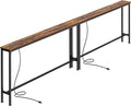 SUPERJARE 106.3 Inch Sofa Table by SUPERJARE