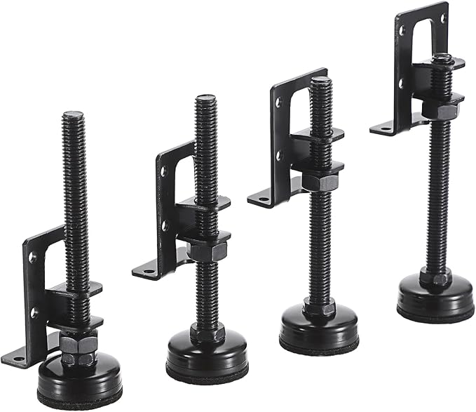 OwnMy 4 Packs Adjustable Furniture Leveling Feets L Shaped Furniture Levelers - Image 8