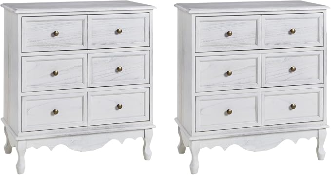 HULALA HOME 3-Drawer Nightstand - Image 7