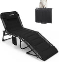Oversized Padded Outdoor Folding Lounge Chair by WKFAMOUTCAMP