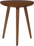 MH London Tri Pin Side Table I Handmade Natural Mango Wood, Naturally Moisture by MHLondon