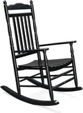 VINGLI Wooden Rocking Chair Outdoor, Patio Rockers by VINGLI
