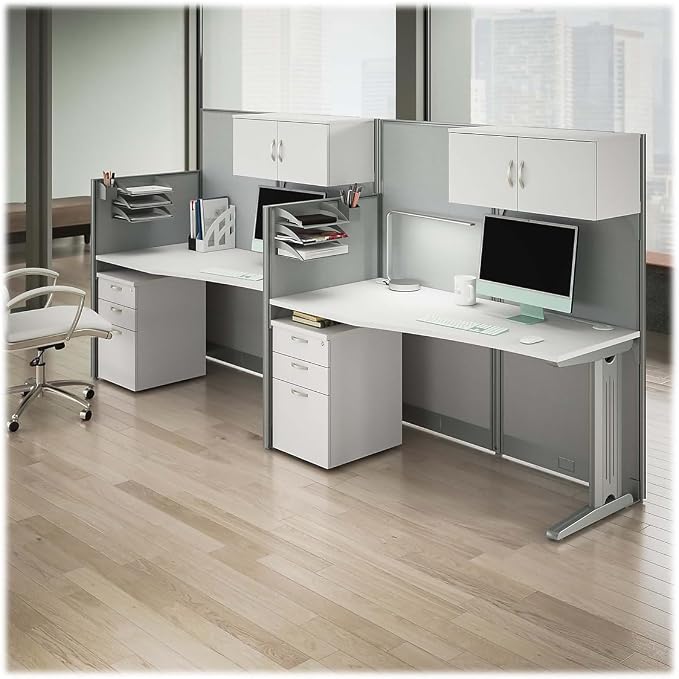Bush Business Furniture Office in an Hour 65W Straight Cubicle Desk - Image 4