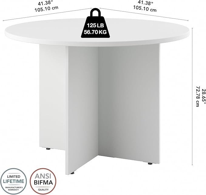 Bush Business Furniture 42-inch Round Conference Table - Image 3