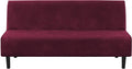 H.VERSAILTEX Real Velvet Futon Cover Armless Sofa Covers Sofa Bed Covers by HVERSAILTEX
