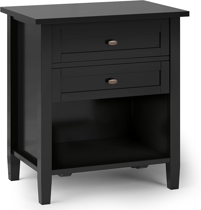 SIMPLIHOME Warm Shaker Bedside Table by SimpliHome
