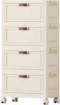 4-Tier Foldable Storage Cabinet by FoldTrend