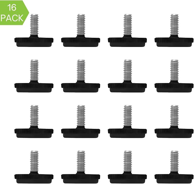 Project Patio 1/4-20 Adjustable Furniture Leg Leveling Feet Stainless Steel - Image 8