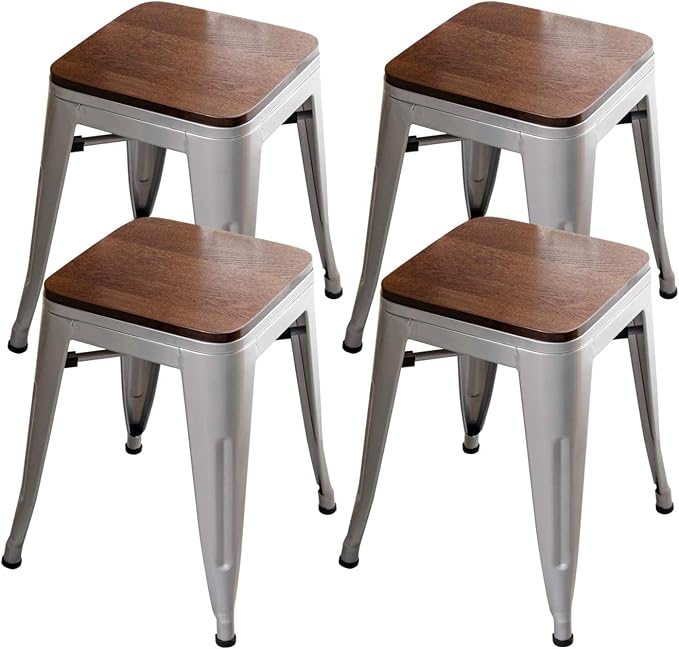 Modern Industrial Metal Stool Classroom Stools by HAOBOHOME