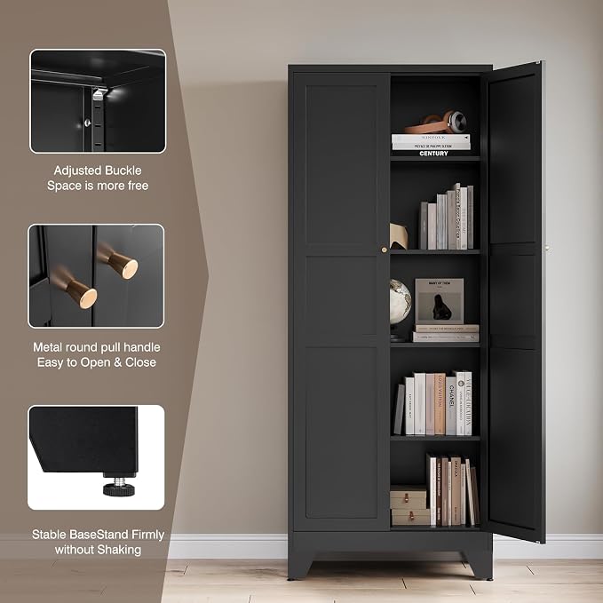 Yizosh Metal Storage Cabinet - Image 6