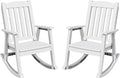 Greesum Set of 2 Outdoor Rocking Chair, Rust-Proof & UV-Resistant, Comfortable by BuynowfromGreesum