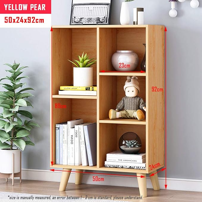 IOTXY Wooden Open Shelf Bookcase - Image 3