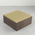 EMOOR Tatami-Top Cardboard Square Low Bench 28x28in 2-Piece Set, Koagari Easy by EMOOR
