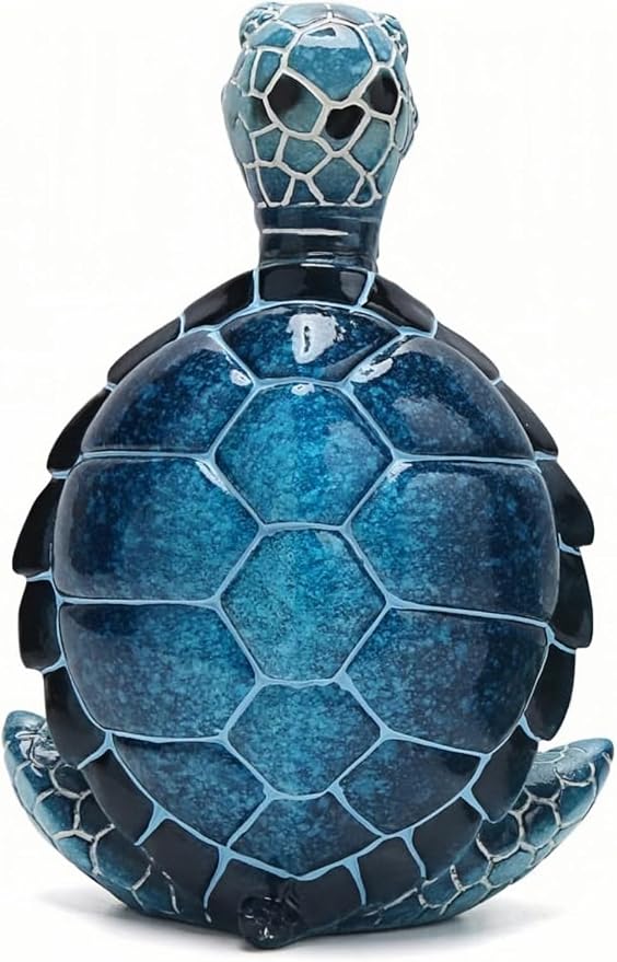 VVGIFTS Sea Turtle Meditation Yoga Decor, Garden Figurine Sea Turtle Meditating - Image 5