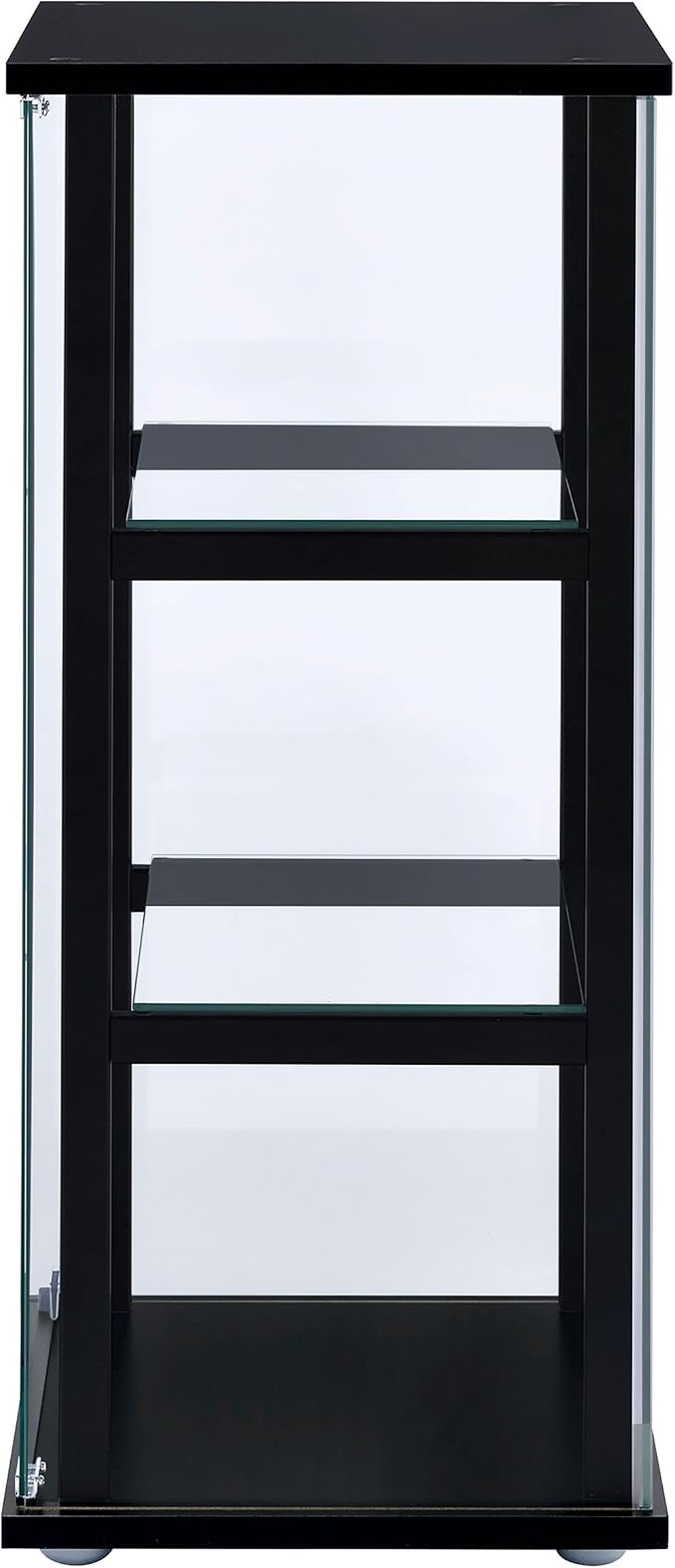 Coaster Home Furnishings Cyclamen 34-inch 3-Tier Clear Tempered Glass Curio - Image 6