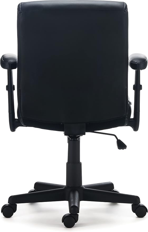 Staples Ergonomic Task Chair, Faux Leather, Adjustable Height - Image 7