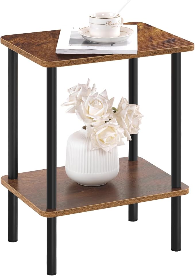 Apicizon 2 Tier End Table, Small Side Table by APICIZON