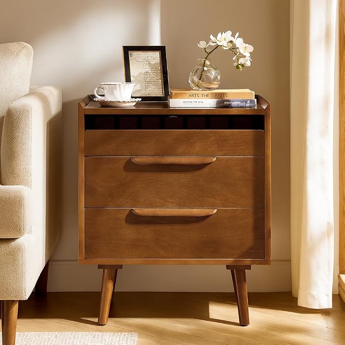 HULALA HOME 2 Drawer End Table - Image 8