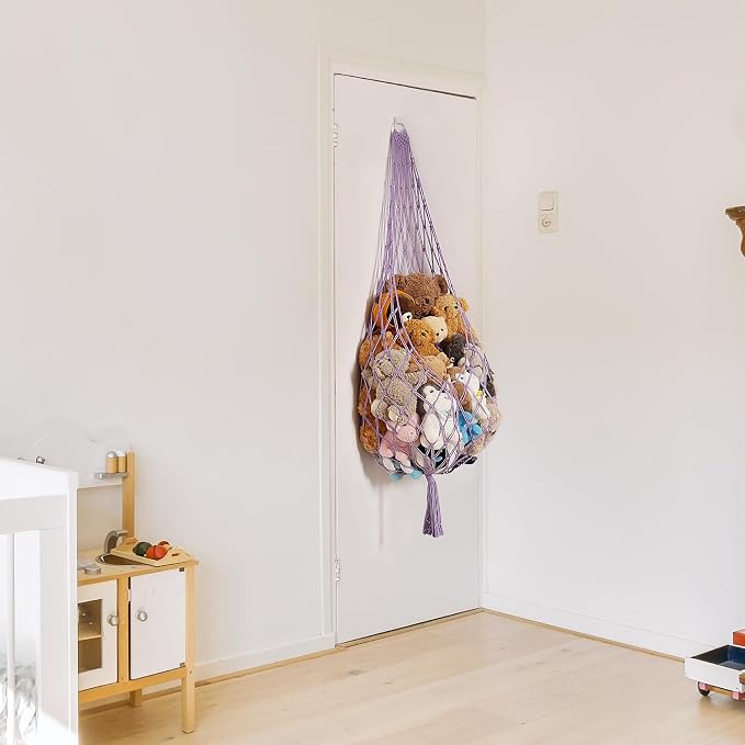 Amdermi Upgrade Stuffed Animal Hammock Corner or Wall Hanging Net - Image 7