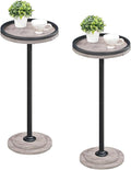 HOOBRO Small Round Side Tables, Drink Tables, Coffee Martini Tables by HOOBRO