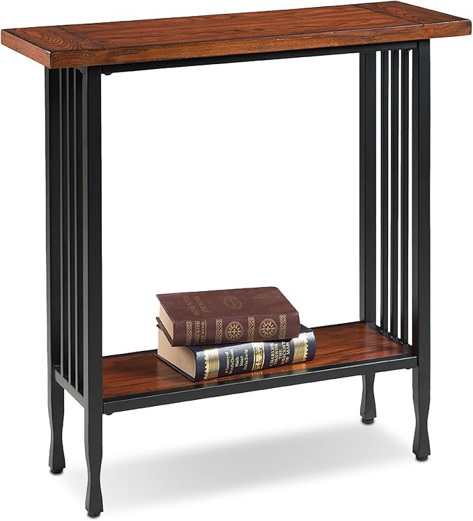 Ironcraft Solid Wood and Metal Console Table by LeickFurniture