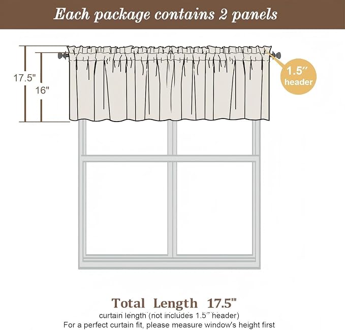 Chyhomenyc Gold Blackout Valances - Image 3