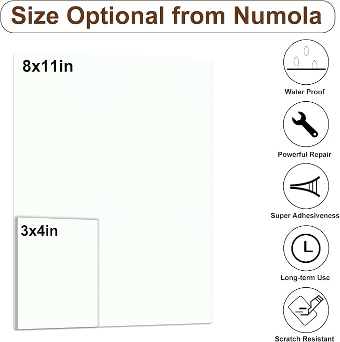 Numola Leather Repair Patch 8×11 inch Self-Adhesive Leather Repair Tape - Image 2