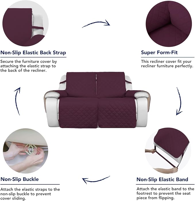 PureFit Water Resistant Reversible Sofa Covers - Image 4