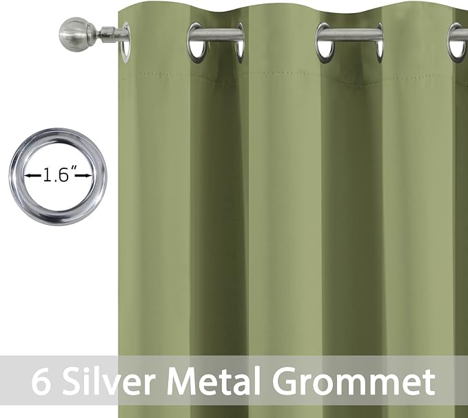 Yakamok 84 Inch Length Blackout Curtains - Image 2
