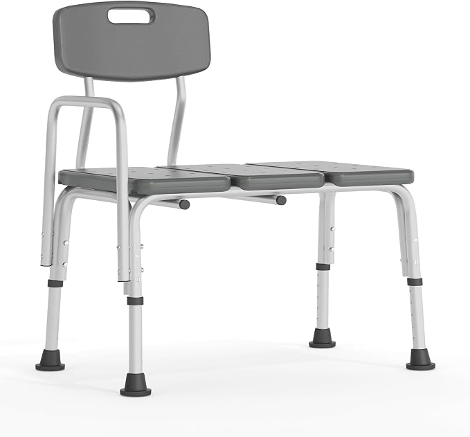 Flash Furniture HERCULES Series 300 Lb. Capacity Adjustable Gray Bath & Shower by FlashFurniture