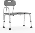 Flash Furniture HERCULES Series 300 Lb. Capacity Adjustable Gray Bath & Shower by FlashFurniture