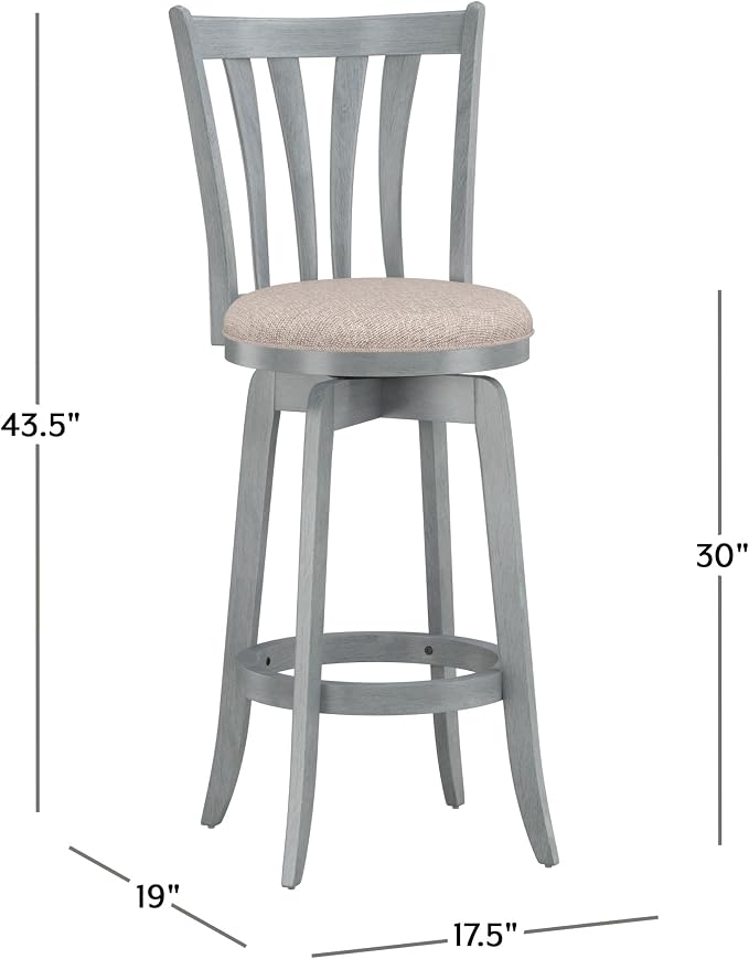 Hillsdale Furniture Savana Wood Bar Height Stool - Image 3