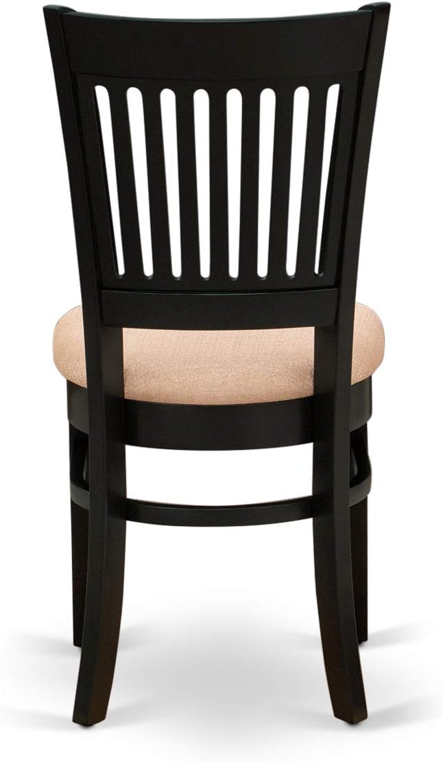 East West Furniture ANVA3-BLK-C 3 Piece Modern Dining Table Set Contains a - Image 10