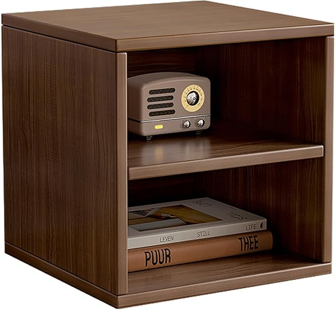 Versatile wooden storage cabinet, space-saving modular organizer by Unknown