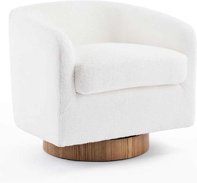 VINGLI 360°Swivel Accent Chair - Image 9
